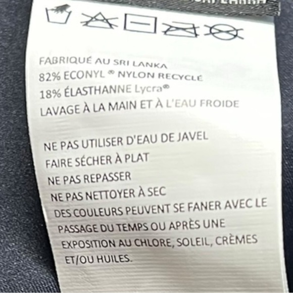 🌻NEW w.tags prAna GEMMA Reversible Swim Bottom in Seaside + Black Size Large - Picture 10 of 11